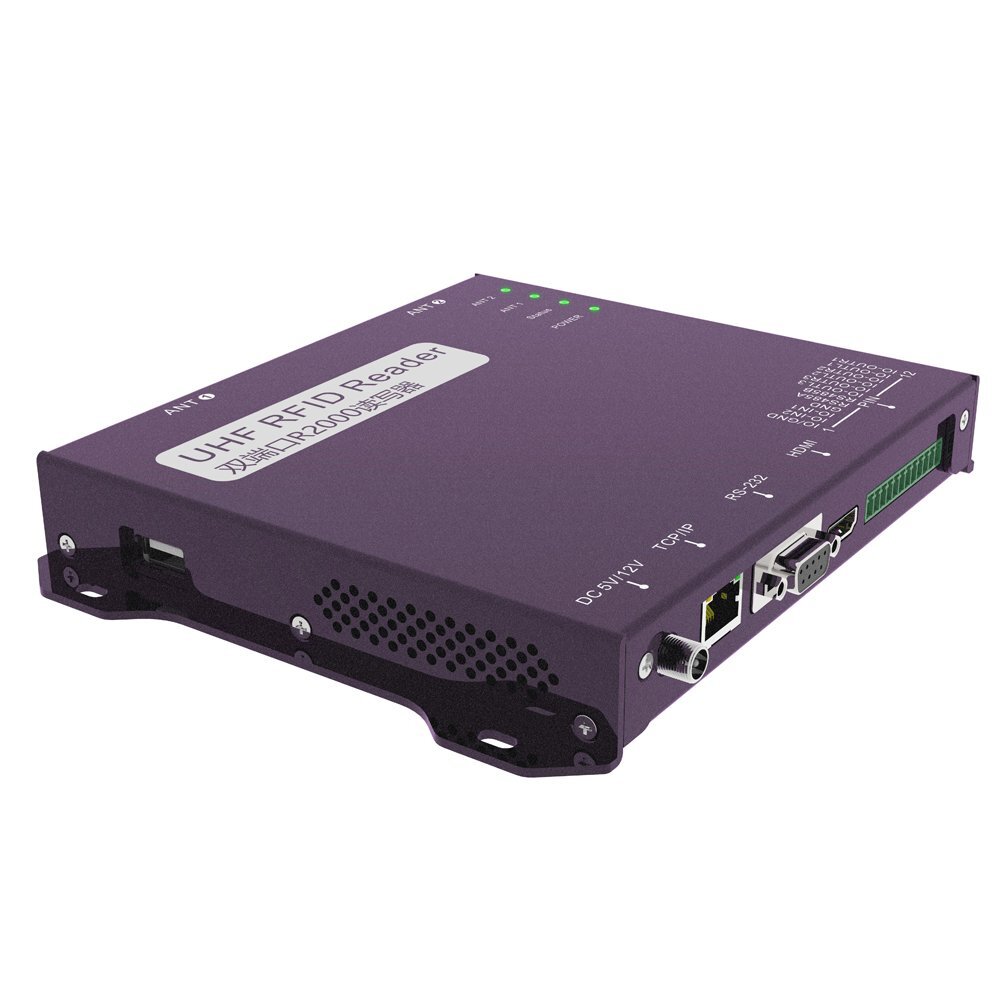 RFID超高頻讀寫器 讀卡器 2端口 UHF RFID Reader 2-port  RFID超高頻讀寫器 讀卡器 2端口 UHF RFID Reader 2-port