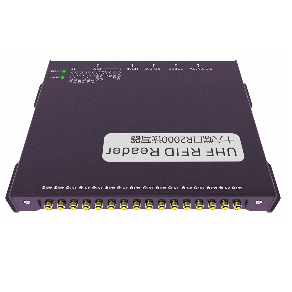 16-port UHF RFID Reader 十六口超高頻讀寫器 16-port UHF RFID Reader 十六口超高頻讀寫器