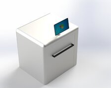 RFID服裝盤點(diǎn)機(jī)-推車式RFID識別箱